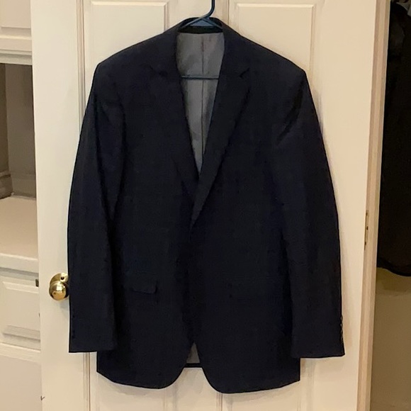 Perry Ellis Suits & Blazers Blue Check Sport Coat Perry Ellis
